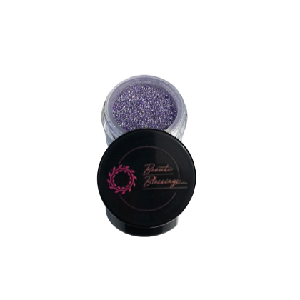 Purple Eye Glitter Shimmer Dust Makeup. www.beautiblessings.co.za, South Africa