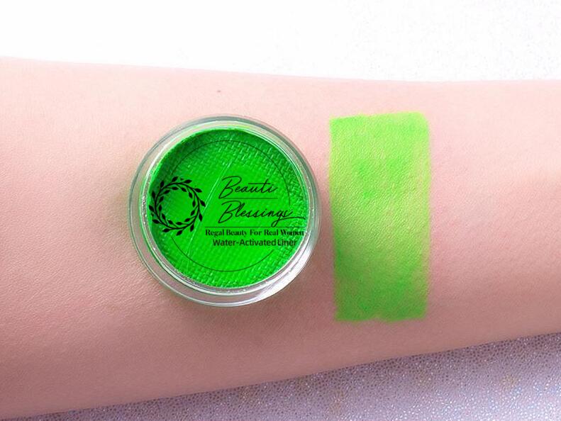 UV Neon Green Water-Activated Eyeliner Hydra Aqua Liner www.beautiblessings.co.za